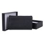 New Stylish Black - Strong Pu Leather Purse With Metal Bar Image 2