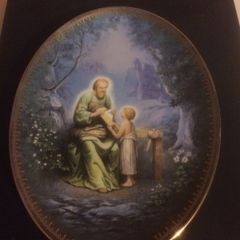 Saint Joseph Ltd edition plate free postage