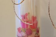 Handmade candle decoupage birthday idea