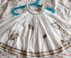 NEXT pure cotton embroidered summer dress