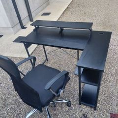 Computer Desk / Gaming Desk and Chair
