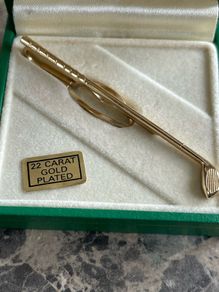 22carat gold plate golf clip
