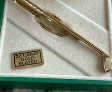 22carat gold plate golf clip