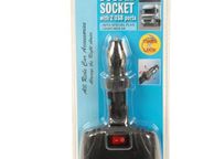 main image for ad Double Cigarette Adapter with 2 USB Sockets