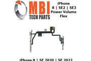 iPhone 8 SE2 SE3 Power Volume Flex Mic Camera Flash LED Metal Clips SE 2022 2020