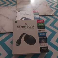 chromcast. tv.streaming device