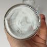 333 - Set of 3 Vintage Clear Glass Collectible Decorative Ribbed Bottles Image 4