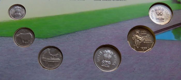 India vintage original coins set UNC