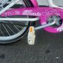 Young Girls Pink Paris Daisy Bike Used In Working Order Image 2
