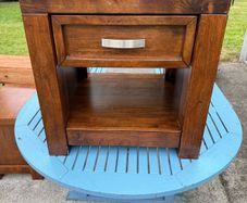 bedside table with drawer