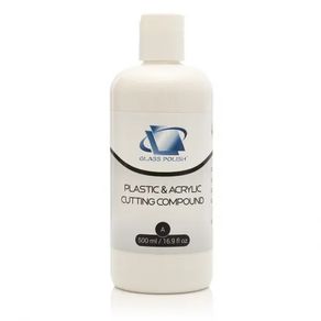 GLASS POLISH 14014 Plastic and Acrylic Cutting Compound, removes haziness, surface marks, restores discoloured surface | Application A | 500 ml