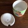 Vintage Handpainted Japanesse samari Ceramic lidded mustard / Jam pot Image 6