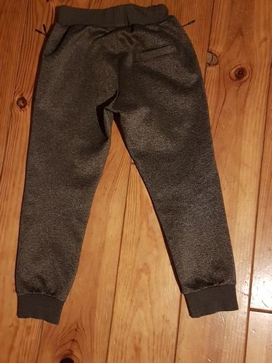 Age 7 Grey and Black Tracksuit Bottoms