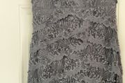 Grey layered with beads woman's dress perfect condition