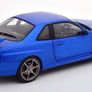 Nissan Skyline GT-R R34 Metallic Blue - New in Box - 1/18 Image 7