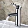 Basin Taps Mixers Bathroom Sink Tap Chrome with UK Standard Hoses Single Lever Hot and Cold Mixer Modern (FREE POSTAGE) Image 2