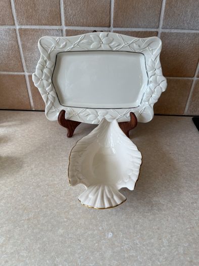 Lenox Vanity tray & Lenox Dove abided Bowl