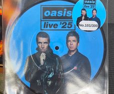 Oasis "Little By Little and C And A" Live 25" Limited edition picture disc