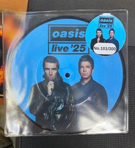 Oasis "Little By Little and C And A" Live 25" Limited edition picture disc