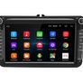 8" Android Car Radio with SatNav GPS, Hands free Bluetooth, WIFI for Volkswagen Polo Passat Golf Scrirocco Transporter Octavia Image 2