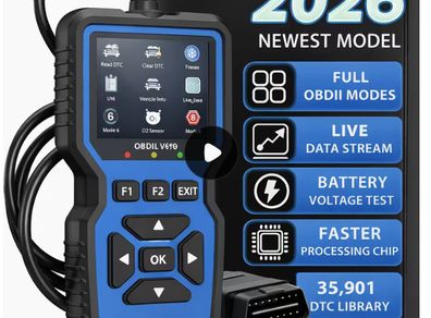 OBD2 Diagnostic Tool, Comprehensive Vehicle Code Reader, Engine Error Detection,