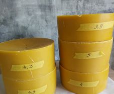 Raw Beeswax Blocks (May need one more filtering for premium candle or cosmetic use.)