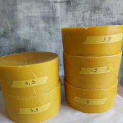 Raw Beeswax Blocks (May need one more filtering for premium candle or cosmetic use.)