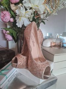 Lauren Lorraine Crystal Peeptoe