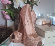 Lauren Lorraine Crystal Peeptoe