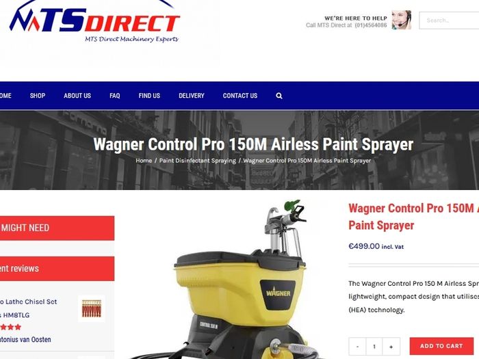 WAGNER Airless Control 150M Paint Spray System