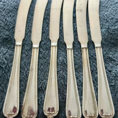 Vintage EPNS Fruit Knives, Set of 6