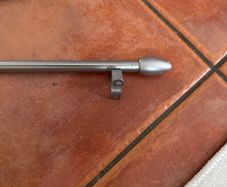Small curtain pole and hangers