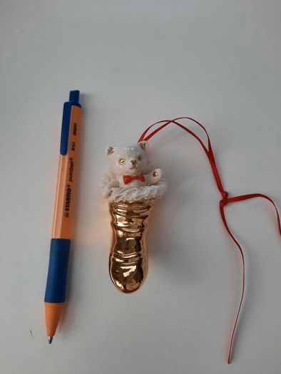 Vintage Irish Dresden Christmas Ornament