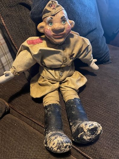 USSR rare soviet army doll / figure