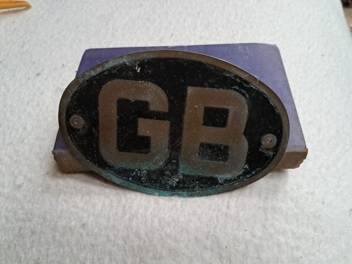 Vintage Brass Car Badge