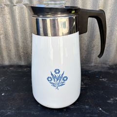 Vintage Retro Corningware percolator coffeepot. C1960