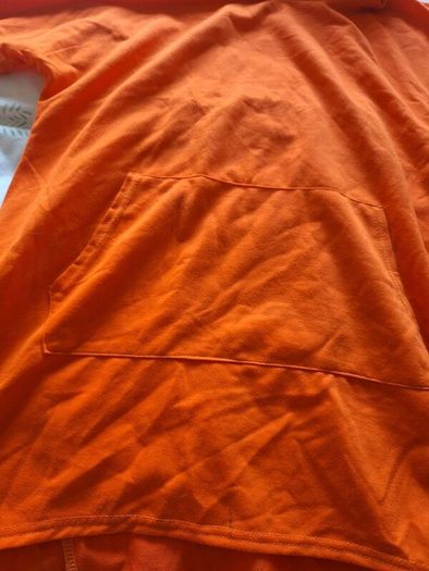 Orange Light Hoody Top