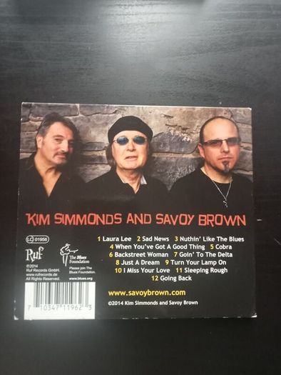 Kim Simmonds and Savoy Brown - Goin to the Delta CD