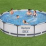 NEW SALE | Steel Pro Pool Swimming Pool, Round Above Ground Garden Frame Pool, Multiple Sizes, 12' x 30"/3.66m x 76cm Image 3