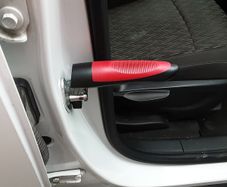 car handle and window breaker, see pictures