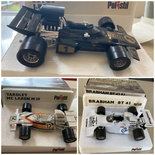 Formula One Year 1975 1/25 Polistil lot of three models