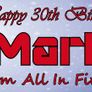 30th Birthday party Banner personalised with photos Image 4