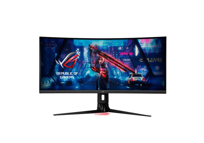 ASUS Curved Gaming Monitor Ultra Wide QHD VA LED 180Hz FreeSync Premium Pro for Immersive Gameplay