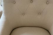 Pair of handmade linen chairs