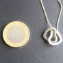 Sterling silver diamond heart necklace Image 6