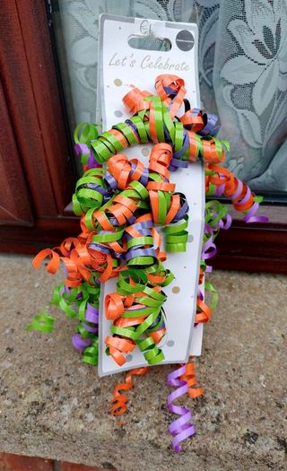 3 Lots Of Curly Party Ribbons (new).