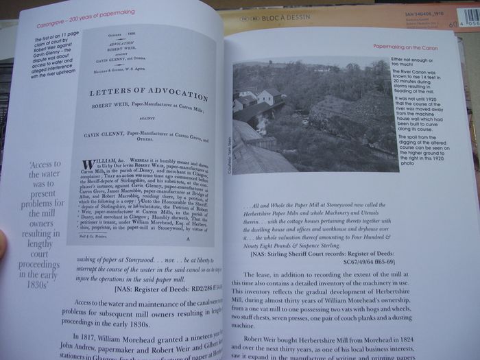 'Carrongrove: 200 years of Papermaking' by Argyll Publishing