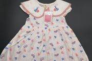 Classic Shirley Temple Girls Cotton Dress
