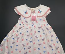 Classic Shirley Temple Girls Cotton Dress