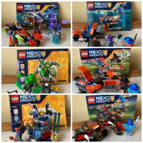 Lego Nexo Knights Collector Set Aarons Storm Destroyer 70358 Ultimate Aaron 70332 Ultimate Robin 70333 Kings Guard Artillery 70347 Knighton Battle Blaster 70310 The Glob Lobber 70318